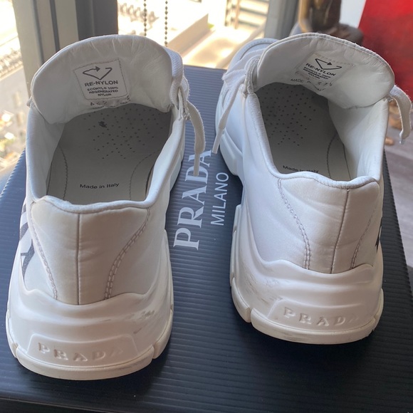 Prada Re-Nylon Sneakers 1000% Authenticated - 37 1/2 Please Read Description - Picture 5 of 16